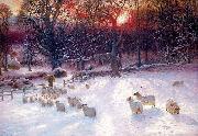 Beneath the Snow Encumbered Branches Joseph Farquharson